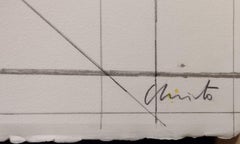 CHRISTO AND JEANNE-CLAUDE, YELLOW STORE FRONT - 1980 - MIXED MEDIA