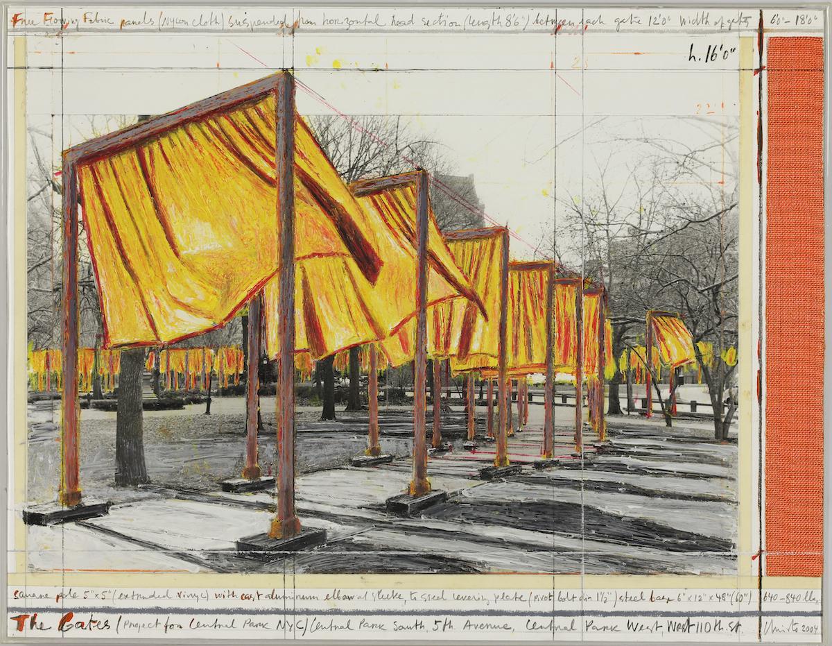 The Gates (Project for Central Park New York City) by Christo, 2004