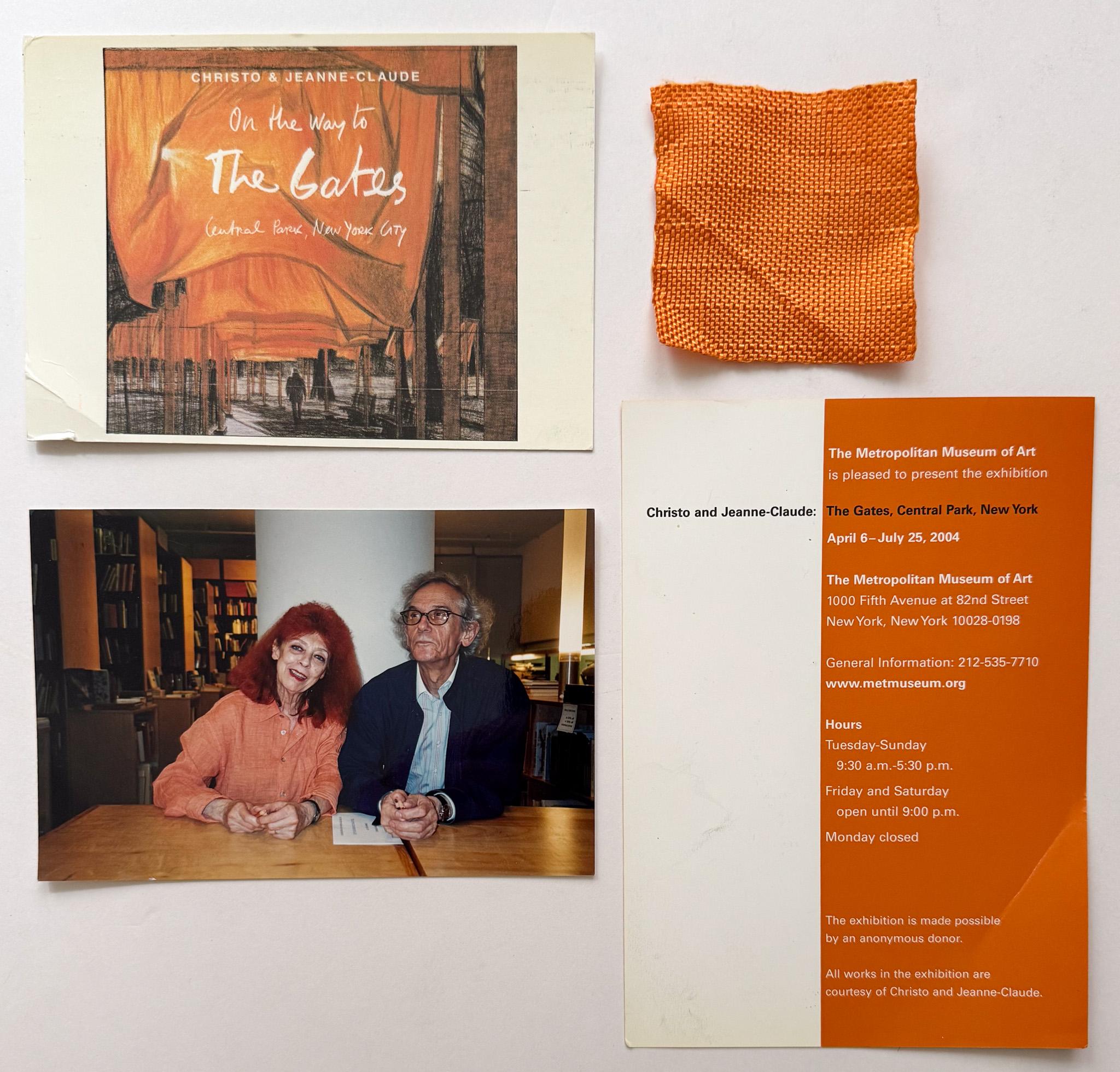 Christo and Jeanne-Claude: On the Way to The Gates (Inscribed) For Sale 4