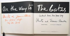 Christo and Jeanne-Claude: On the Way to The Gates (Inscribed)