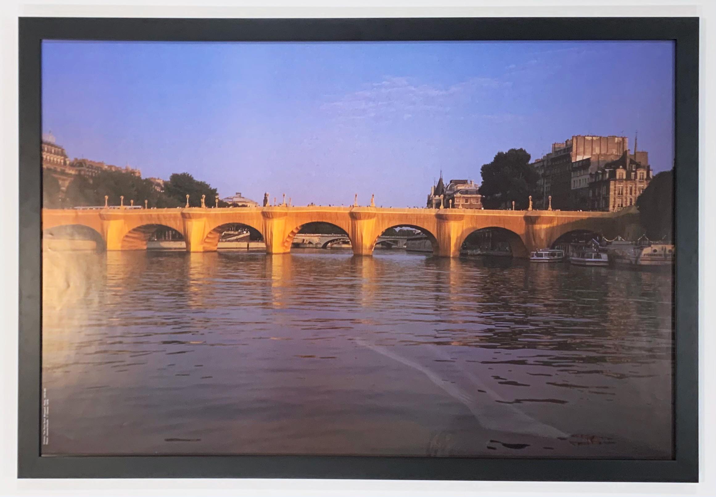 Christo and Jeanne-Claude Landscape Photograph - The Pont Neuf Wrapped, 1976 (Poster)