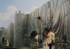 Il muro - Muro romano avvolto di Christo - 1974