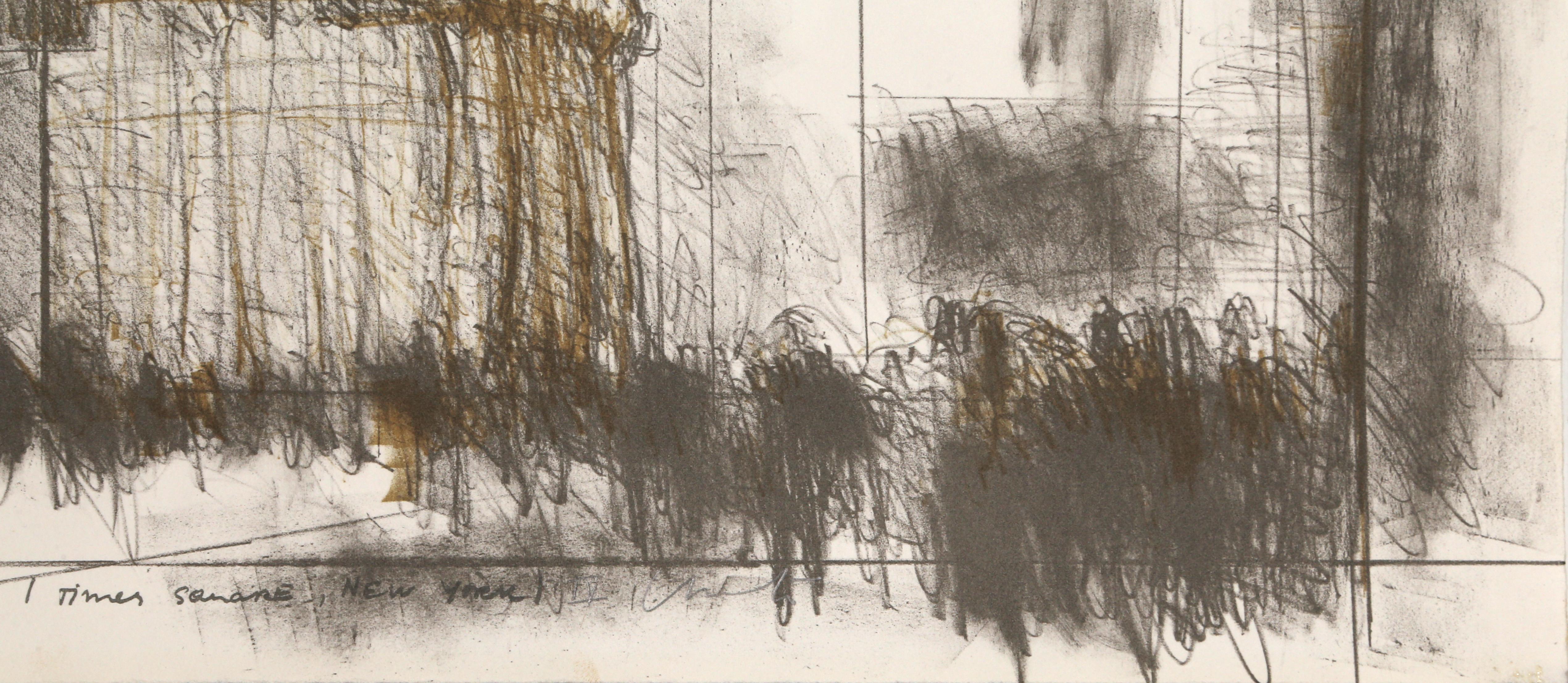 Allied Chemical Tower, Packed, litografía contemporánea firmada por Christo - Print Conceptual de Christo and Jeanne-Claude