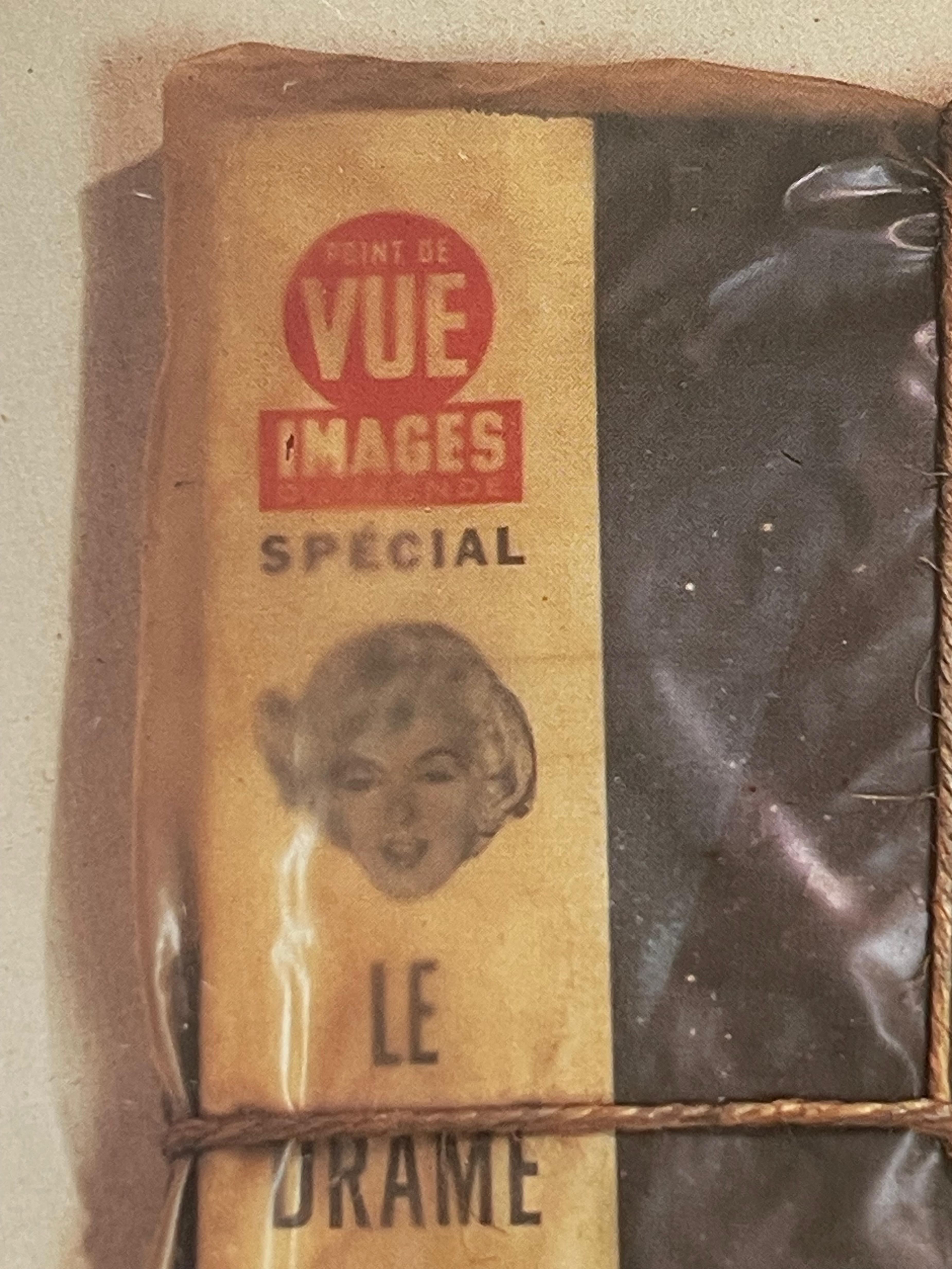 Art Card: Marilyn Monroe (Revues Empaquetees), 1962, (Hand Signed by Christo) - Pop Art Print by Christo and Jeanne-Claude