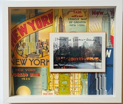 Art Card: The Gates (Hand signed by Christo and Jeanne-Claude), NY themed frame