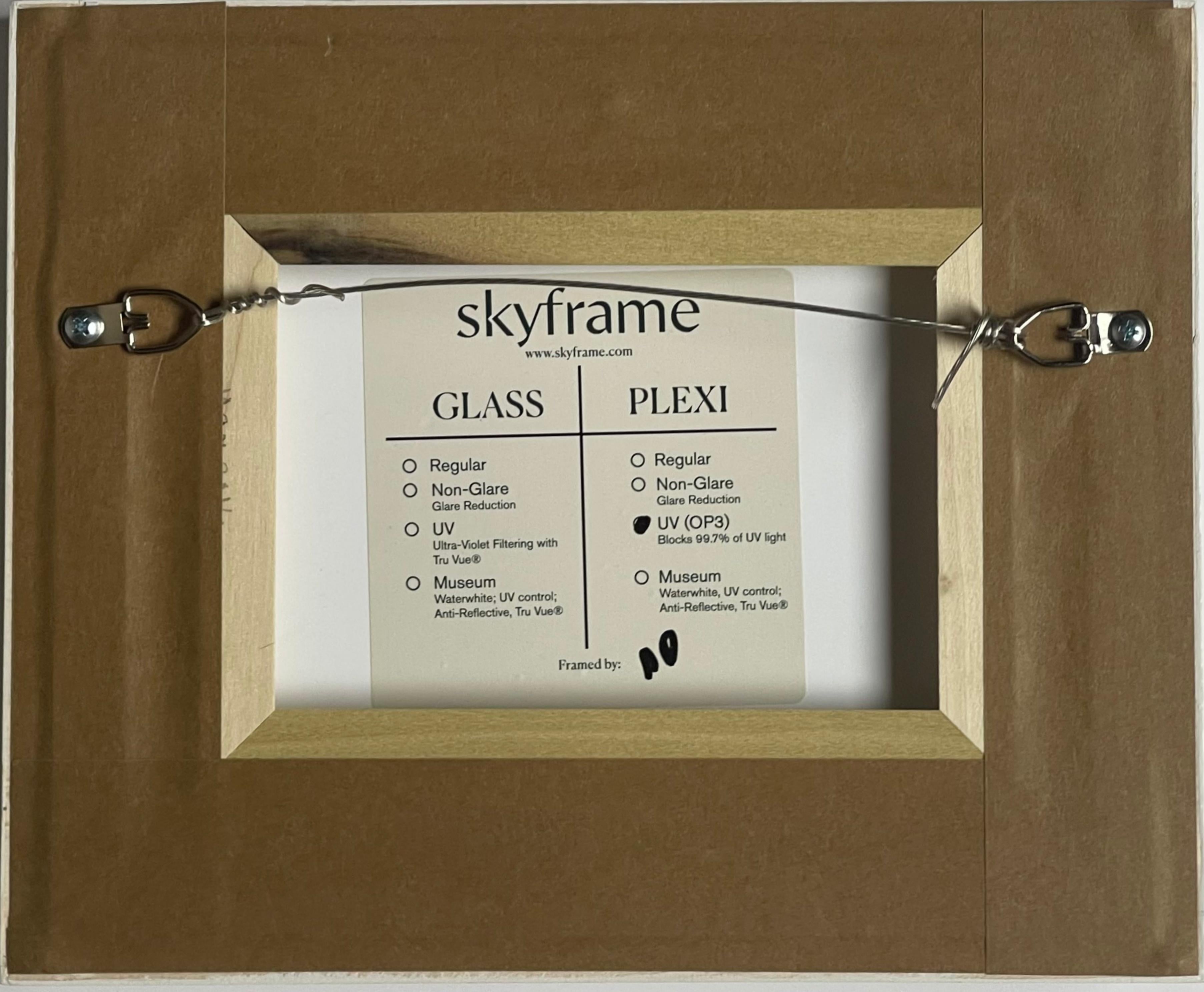 Carte d'art : Les Parapluies Japon-USA Signée à la main par Christo et Jeanne-Claude, Encadrée - Pop Art Print par Christo and Jeanne-Claude