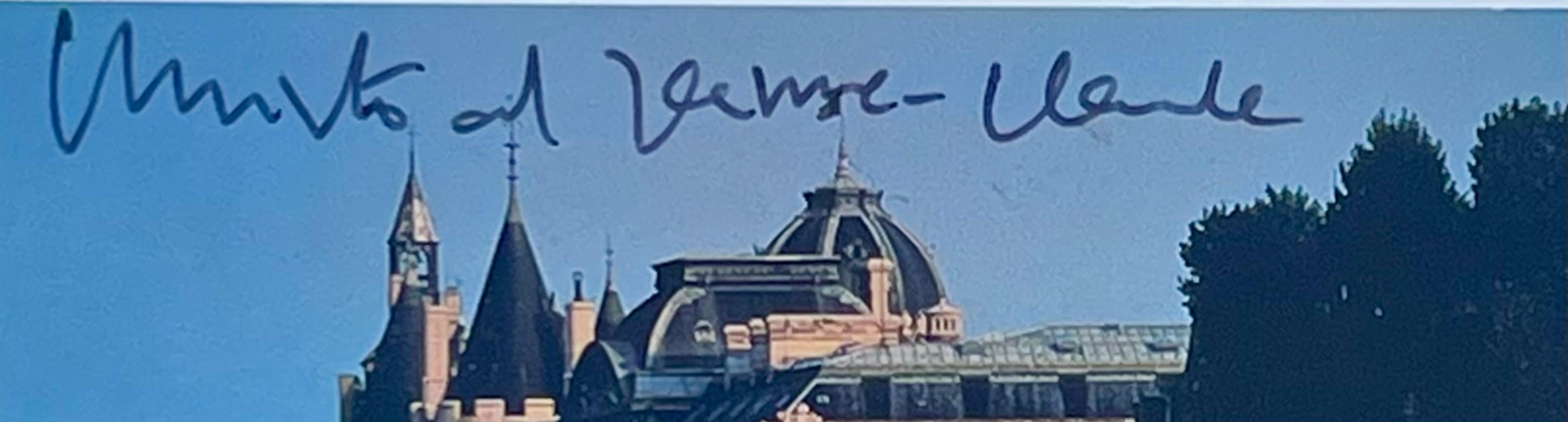 Christo and Jeanne-Claude, Art Postcard: The Pont Neuf Wrapped (Hand Signed) For Sale 2