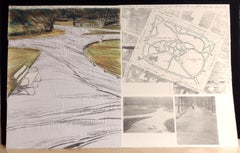 CHRISTO AND JEANNE-CLAUDE, VERPACKTE WEGE, 1983 - MIXED MEDIA