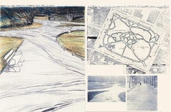 CHRISTO AND JEANNE-CLAUDE, VERPACKTE WEGE, 1983 - MIXED MEDIA