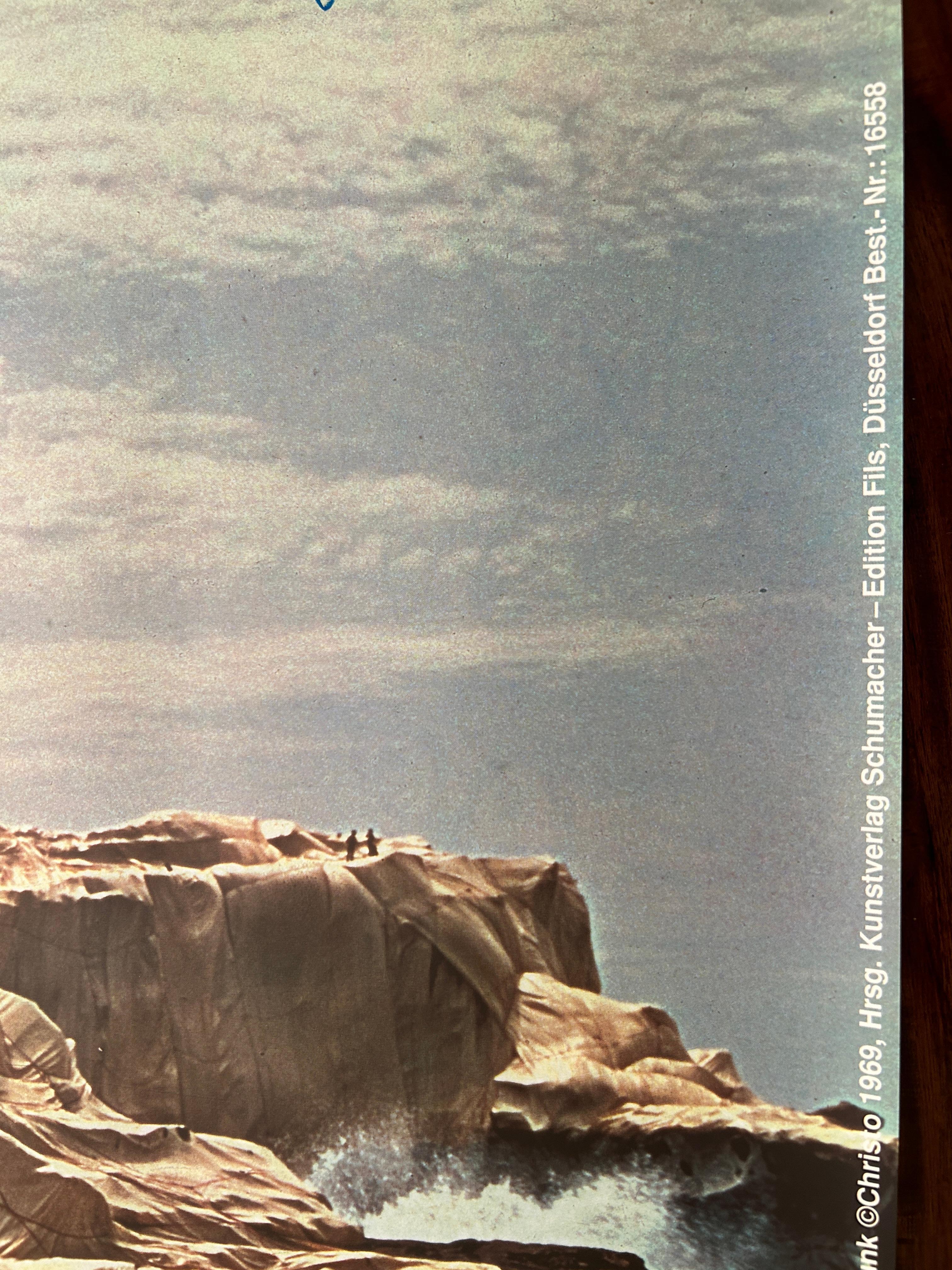 Christo and Jeanne-Claude 'Wrapped Coast' Little Bay, Australia Stampa firmata in vendita 3