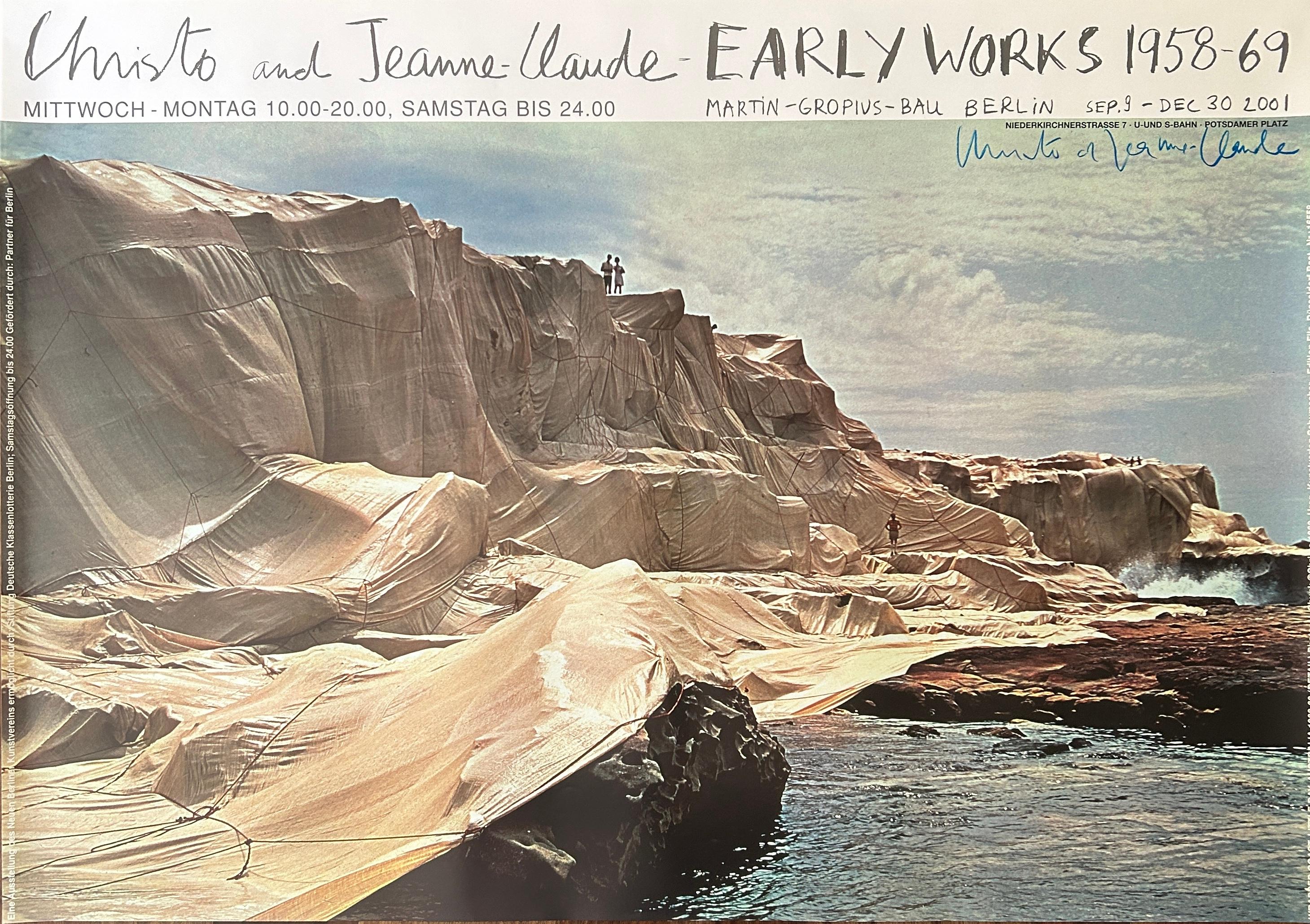Christo and Jeanne-Claude 'Wrapped Coast' Little Bay, Australia Stampa firmata