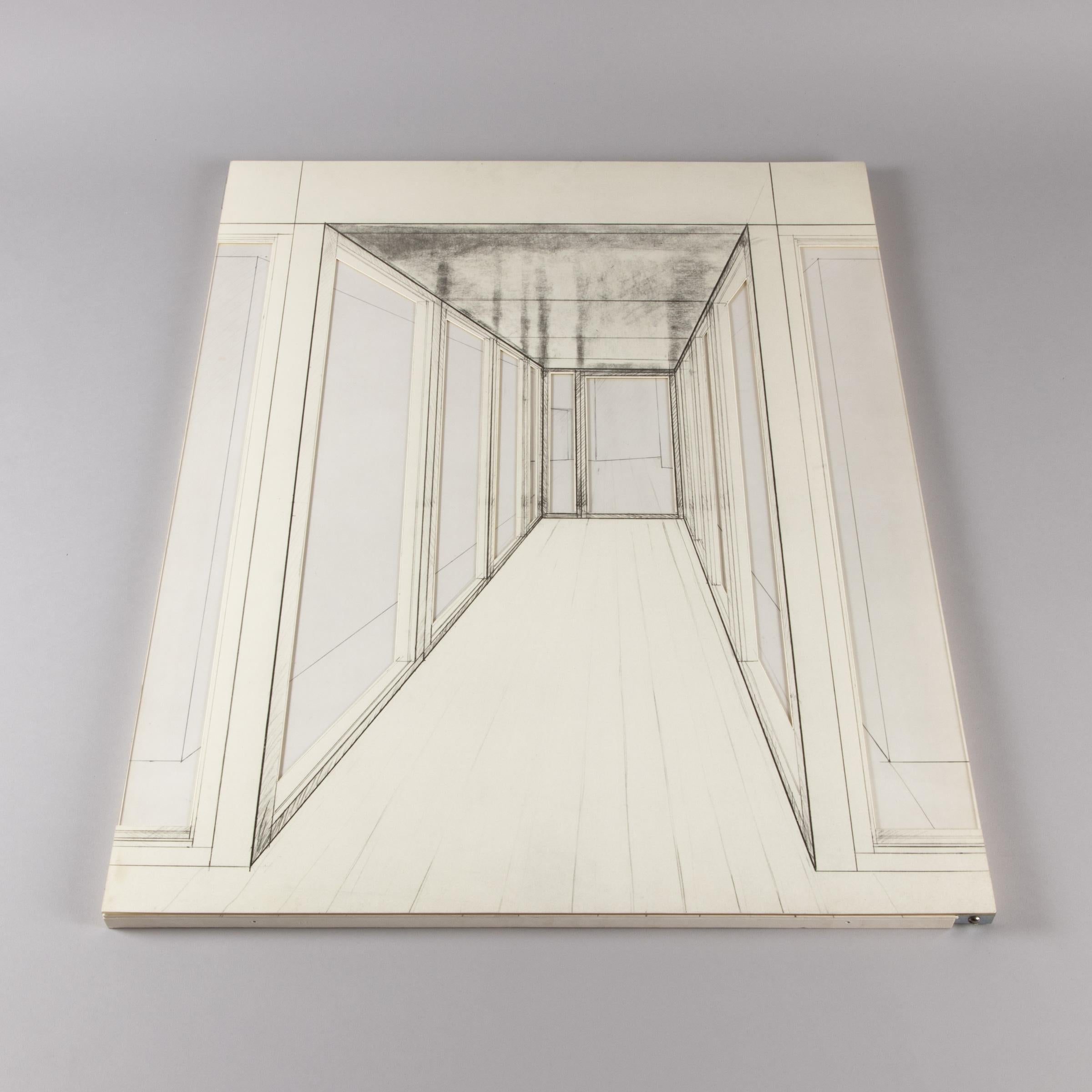 Christo, Corridor Store Front (documenta Foundation) – Zweiteiliger Siebdruck – Print von Christo and Jeanne-Claude