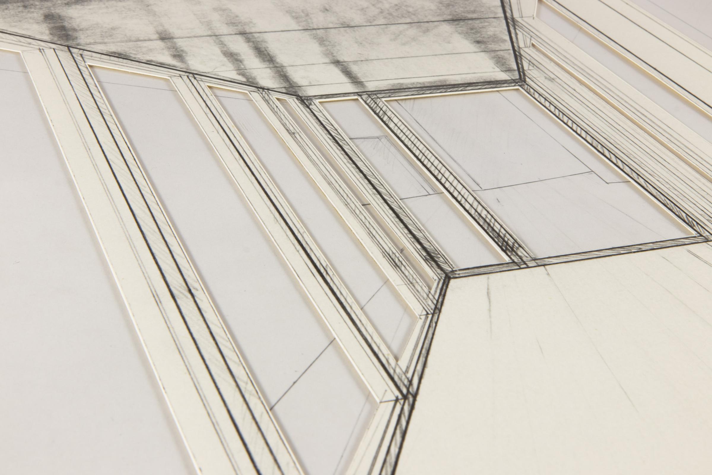 Christo, Corridor Store Front (documenta Foundation) – Zweiteiliger Siebdruck im Angebot 1