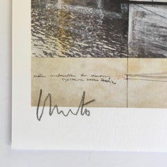 Christo et Jenne Claude, Paris! The Pont-Neuf Wrapped, Signed Print and Catalog
