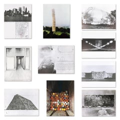 Christo, Monuments: Portfolio mit zehn Drucken und einer Skulptur, signiert Original