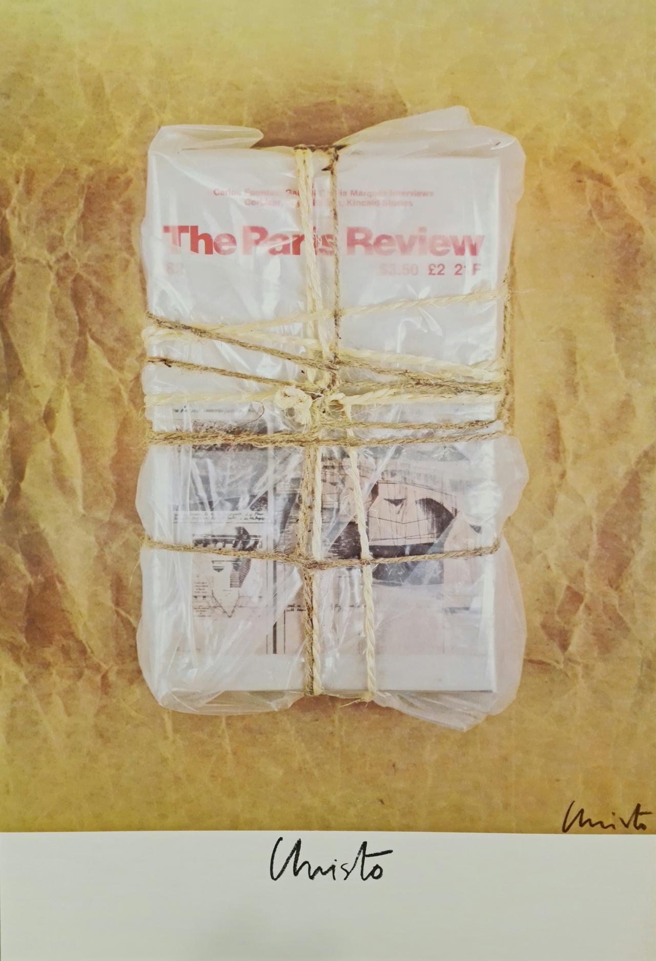 Landscape Print di Christo and Jeanne-Claude - Christo, 'Wrapped Paris Review', 1982