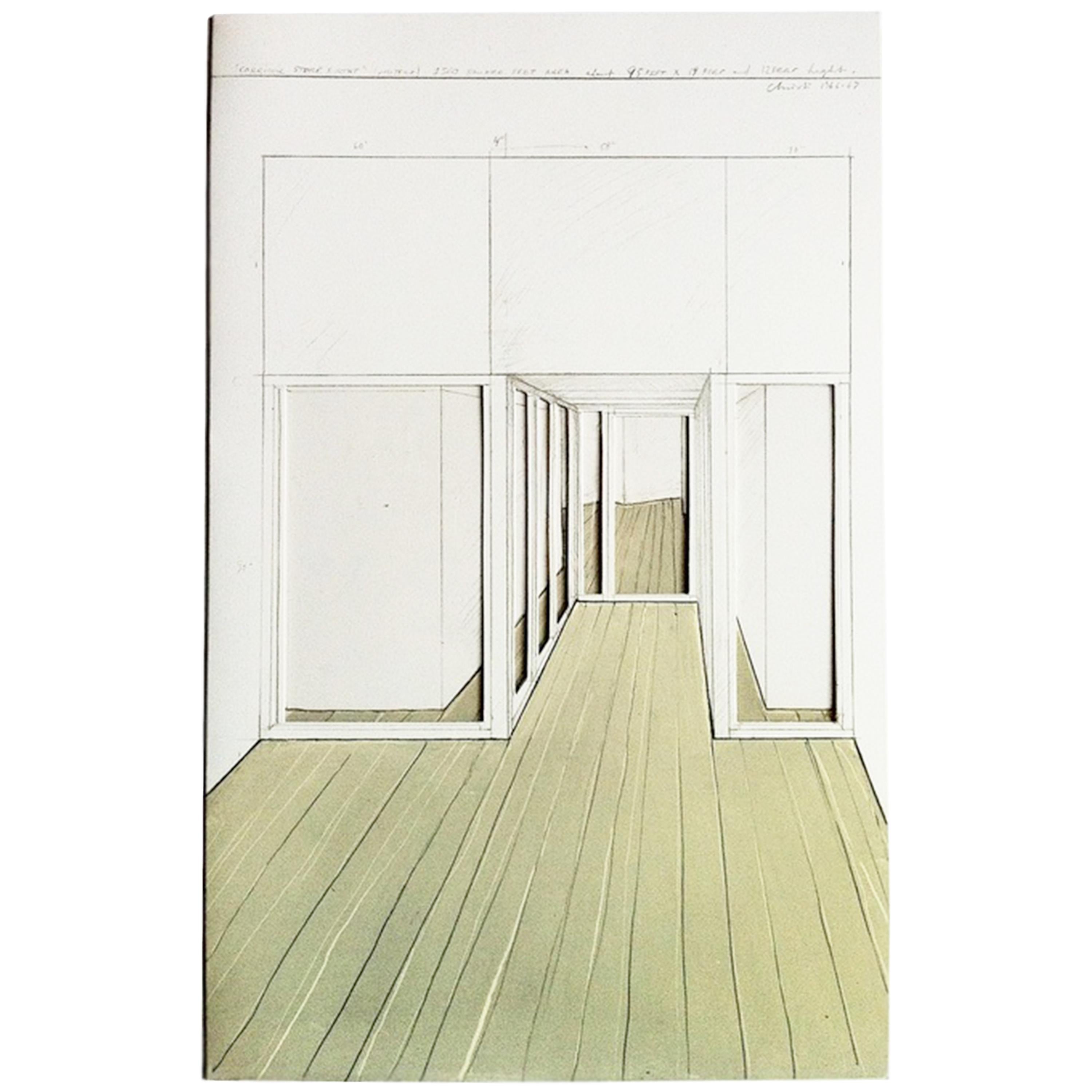 Corridor Storefront - Print by Christo and Jeanne-Claude