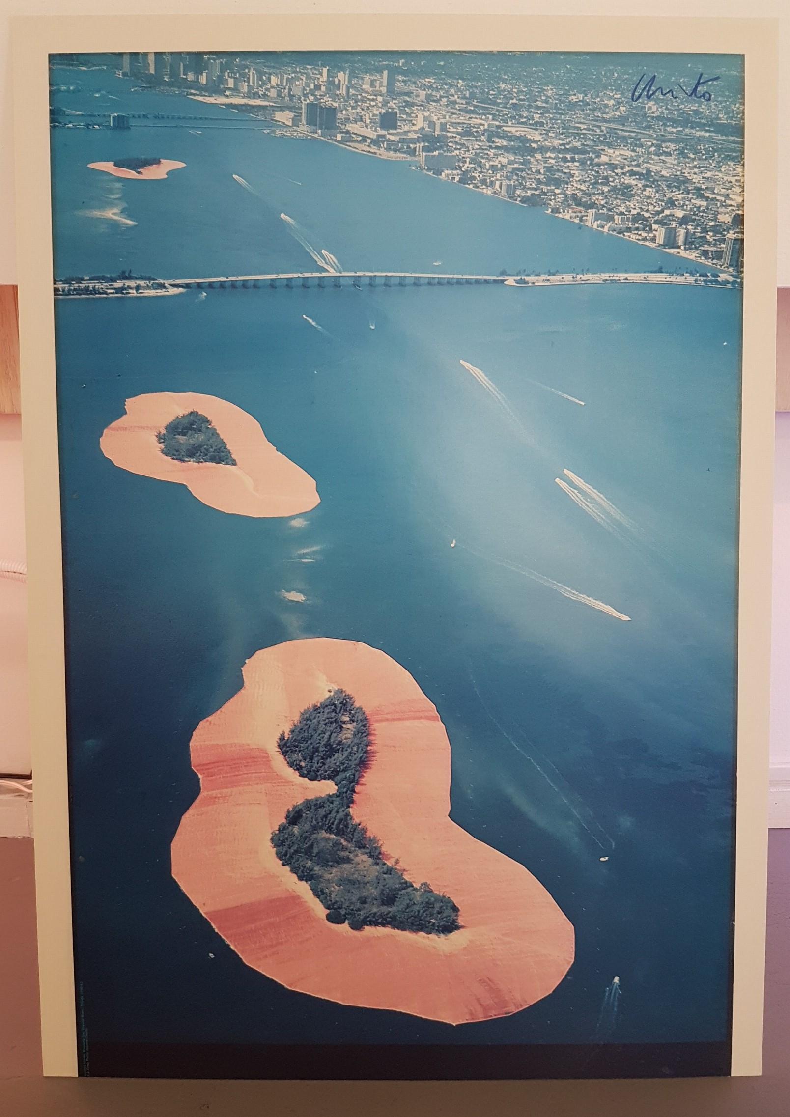 christo islands surrounded in miami florida 1983