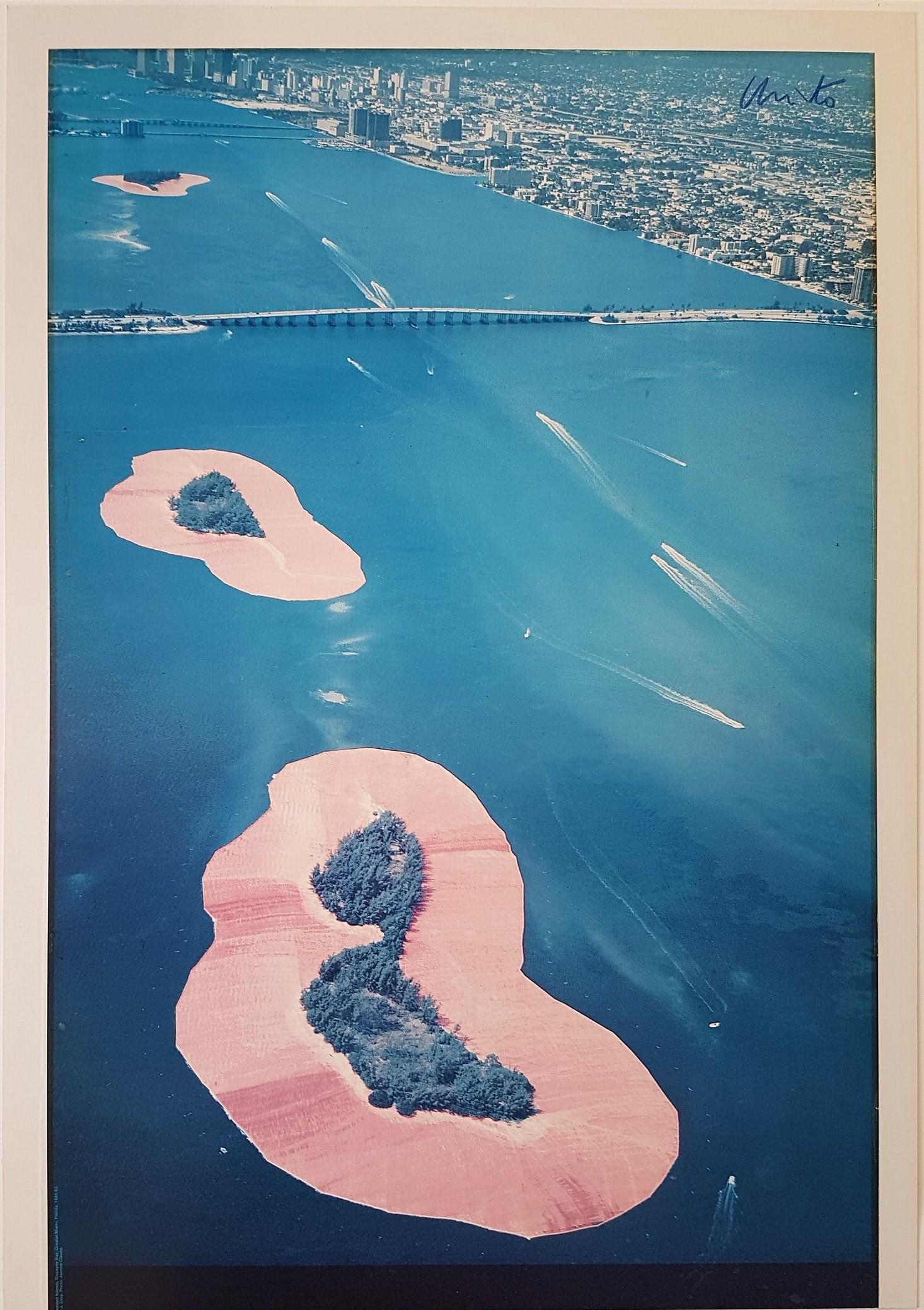 Surrounded Islands, Biscayne Bay, Greater Miami, Florida - Print by Christo and Jeanne-Claude
