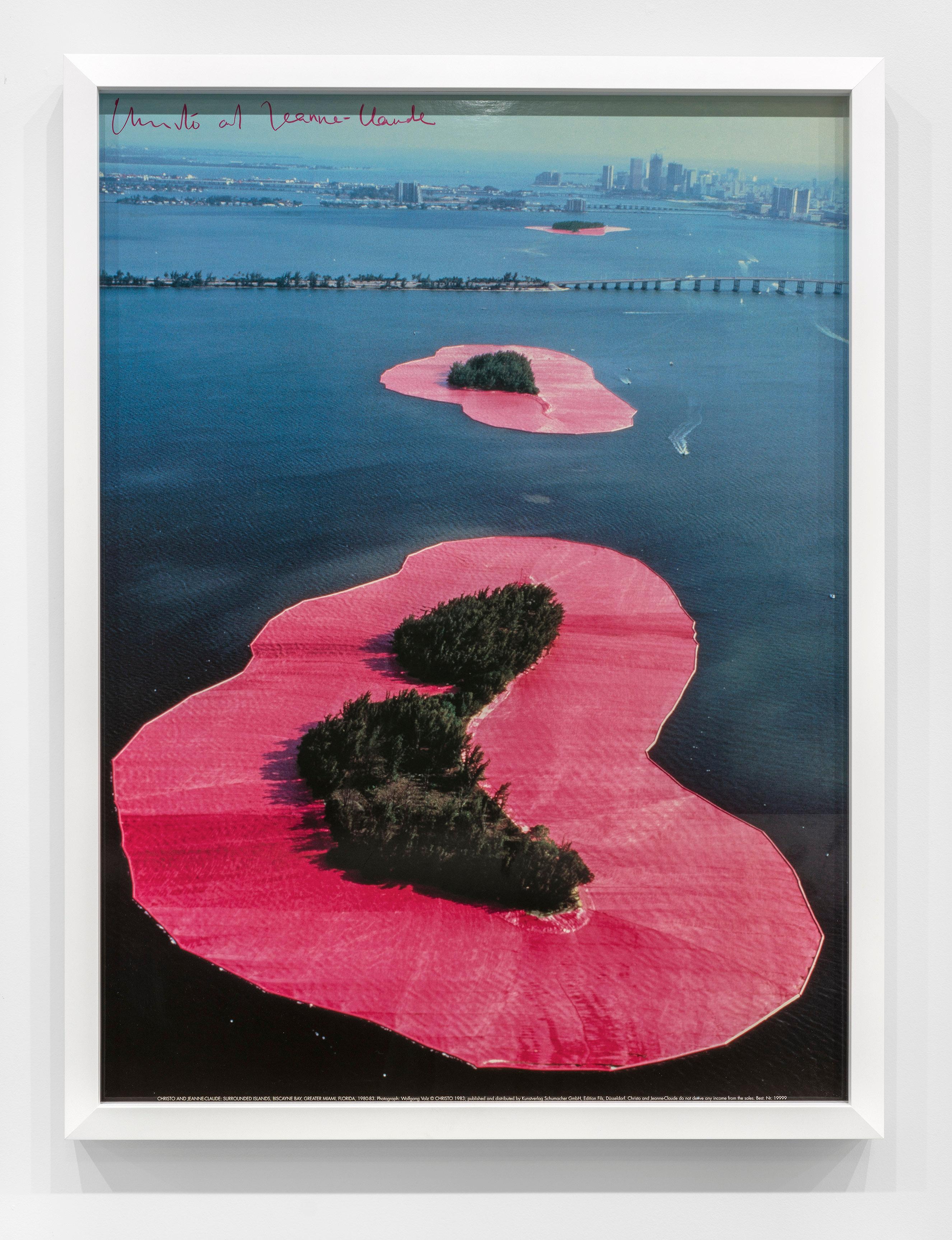 Christo and Jeanne-Claude Print - Surrounded Islands, Biscayne Bay (horizontal)