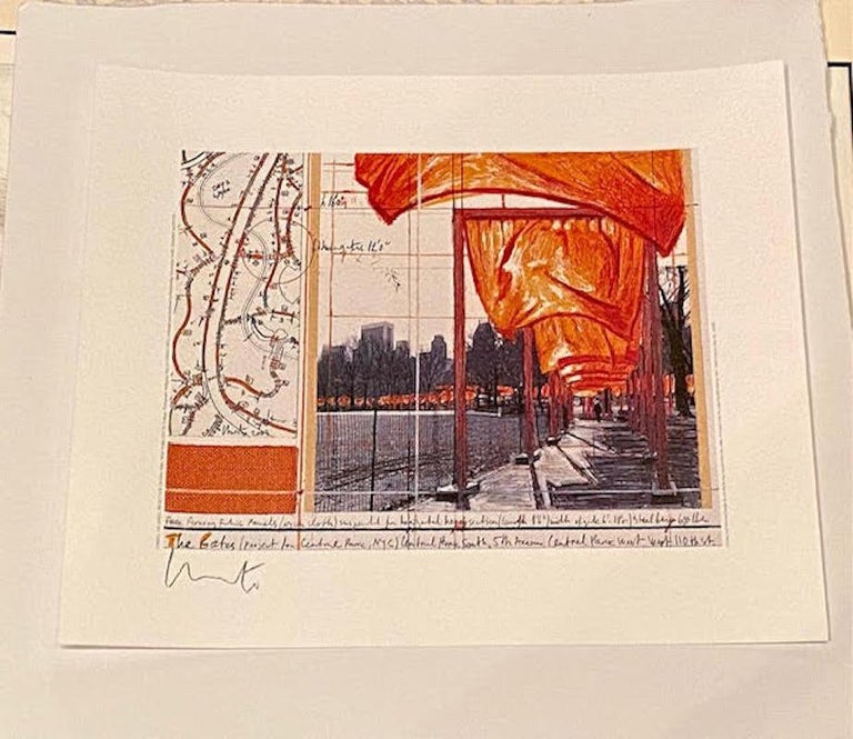 The Gates (a), Christo and Jeanne-Claude - Contemporary Print by Christo and Jeanne-Claude
