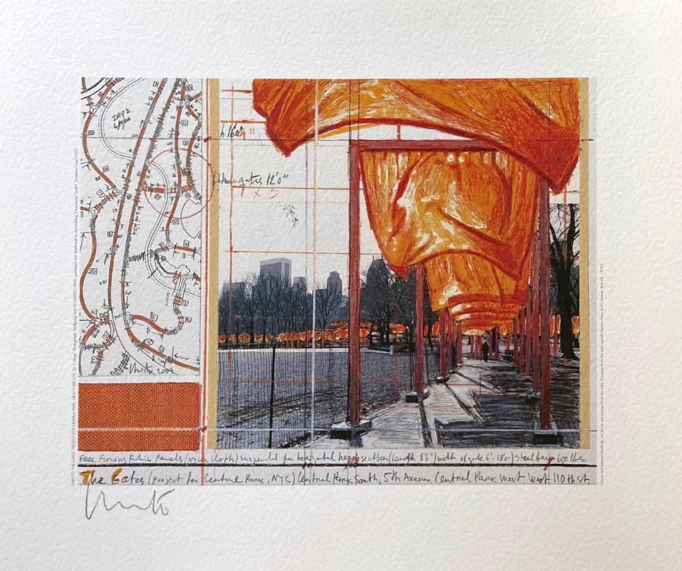 The Gates (a), Christo and Jeanne-Claude