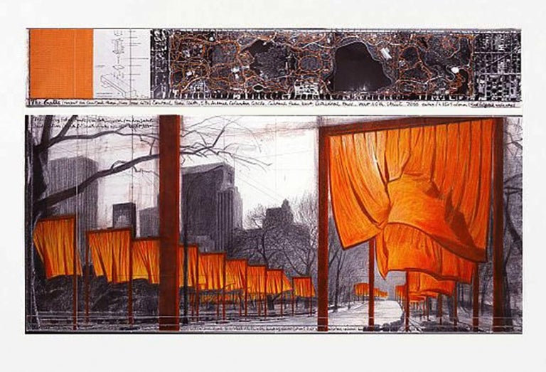 Christo Poster Kunstdruck Bild Offset The Gates XIX 70x100cm