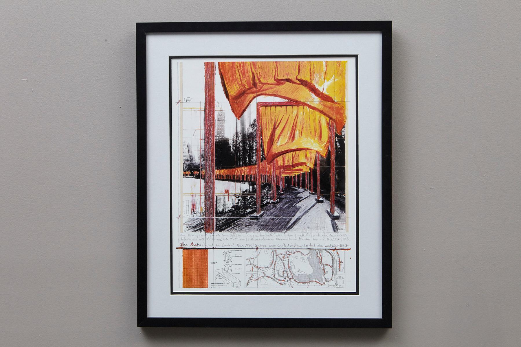 The Gates, Central Park, New York, 1979 - 2005 - Contemporain Print par Christo and Jeanne-Claude