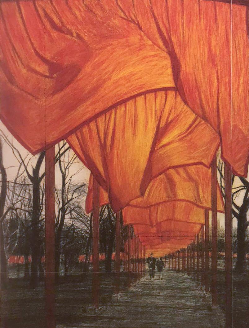 The gates - Print by Christo and Jeanne-Claude