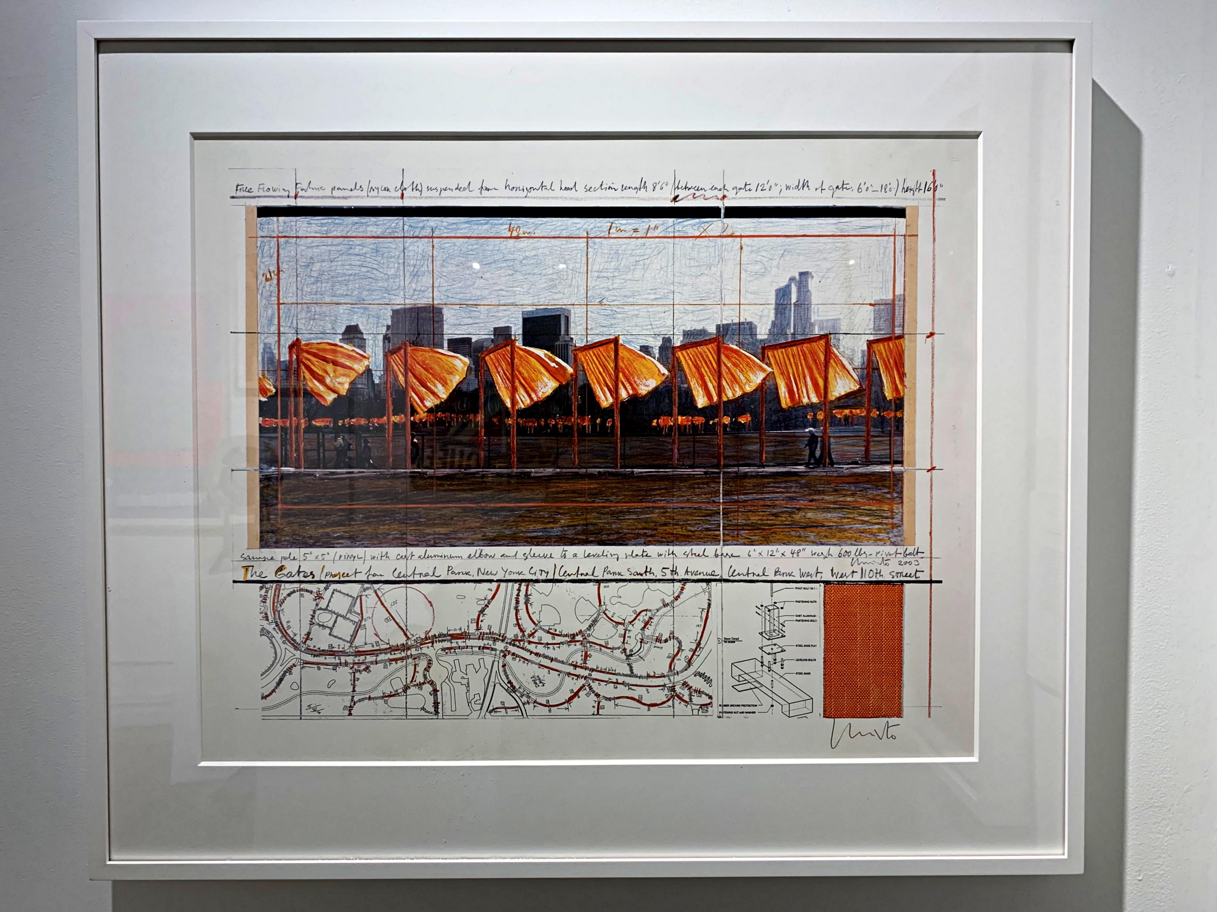 Christo and Jeanne-Claude Landscape Print - The Gates