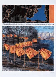 The Gates (m), from the Project for Central Park, Christo and Jeanne-Claude