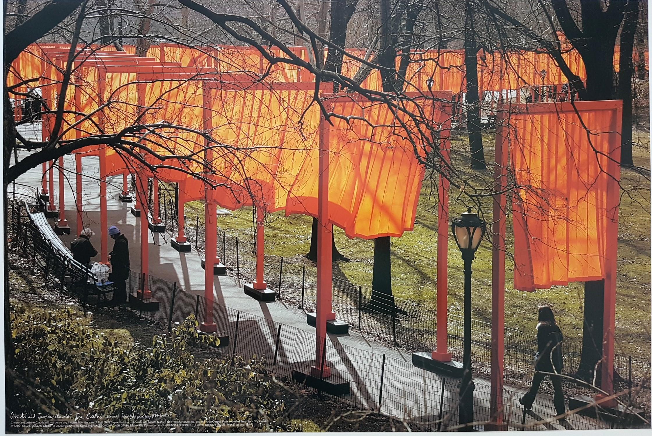 The Gates - New York Central Park - Print by Christo and Jeanne-Claude