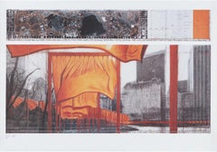 The Gates (p), from the Project for Central Park, Christo and Jeanne-Claude