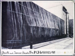 Le MCA « enveloppé » 1969 (art enveloppant, installations publiques, art conceptuel)