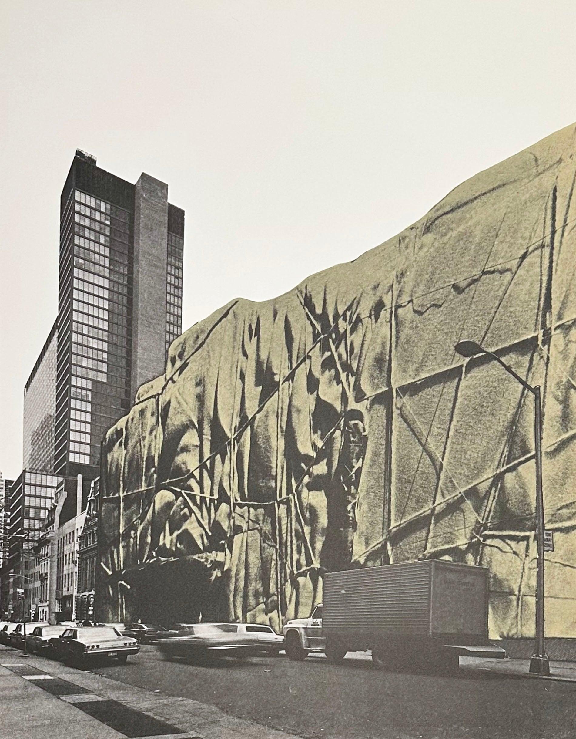 El Museo de Arte Moderno, Envuelto (Frente), Proyecto para Nueva York