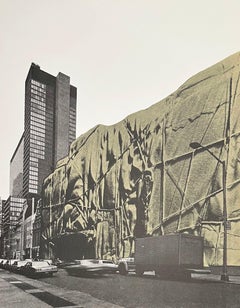 El Museo de Arte Moderno, Envuelto (Frente), Proyecto para Nueva York