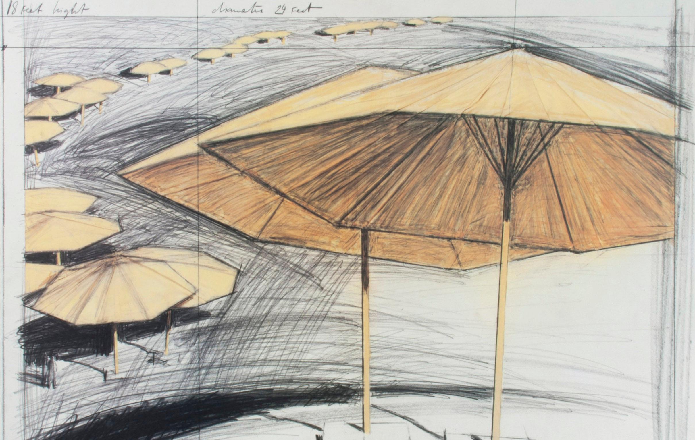The Umbrellas (Horizontal) - Print by Christo and Jeanne-Claude