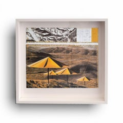The Umbrellas (Yellow & Blue  FRAMED)