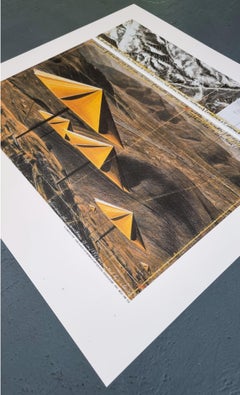 The Umbrellas (Yellow) (FRAMED - BLACK OR WHITE - YOU CHOOSE - FREE US SHIPPING)