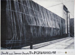 The Wrapped (MCA) Chicago 1969, édition limitée à 200 exemplaires avec tampon en or signé à la main par Christo