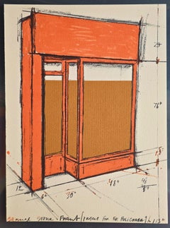 Composizione senza titolo (Poligrafa, Redfern, Edificio avvolto, concettuale)