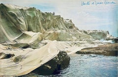 Vintage Wrapped Coast - Little Bay Australia print Hand Signed Christo and Jeanne-Claude