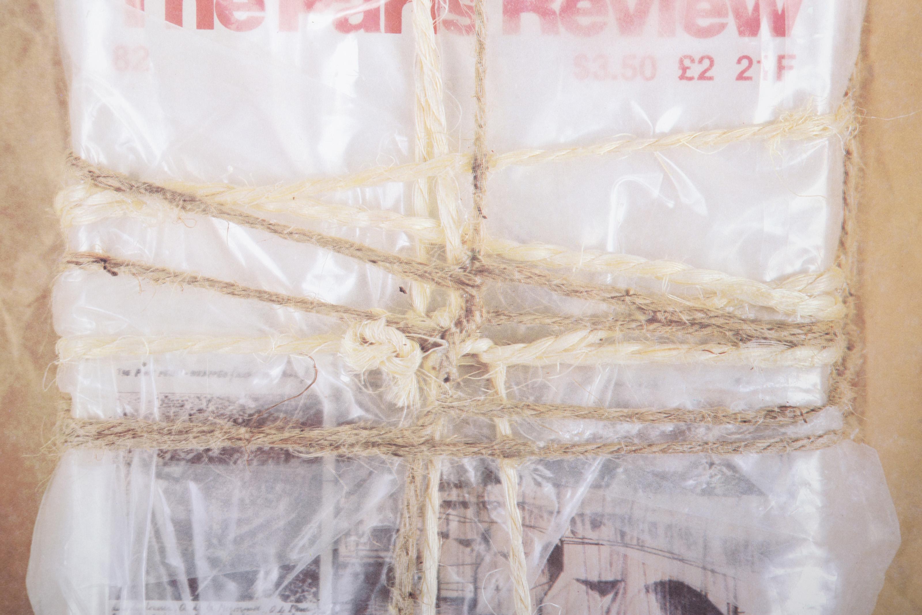 Wrapped Paris Review, Offset Lithograph by Christo and Jeanne-Claude For Sale 1