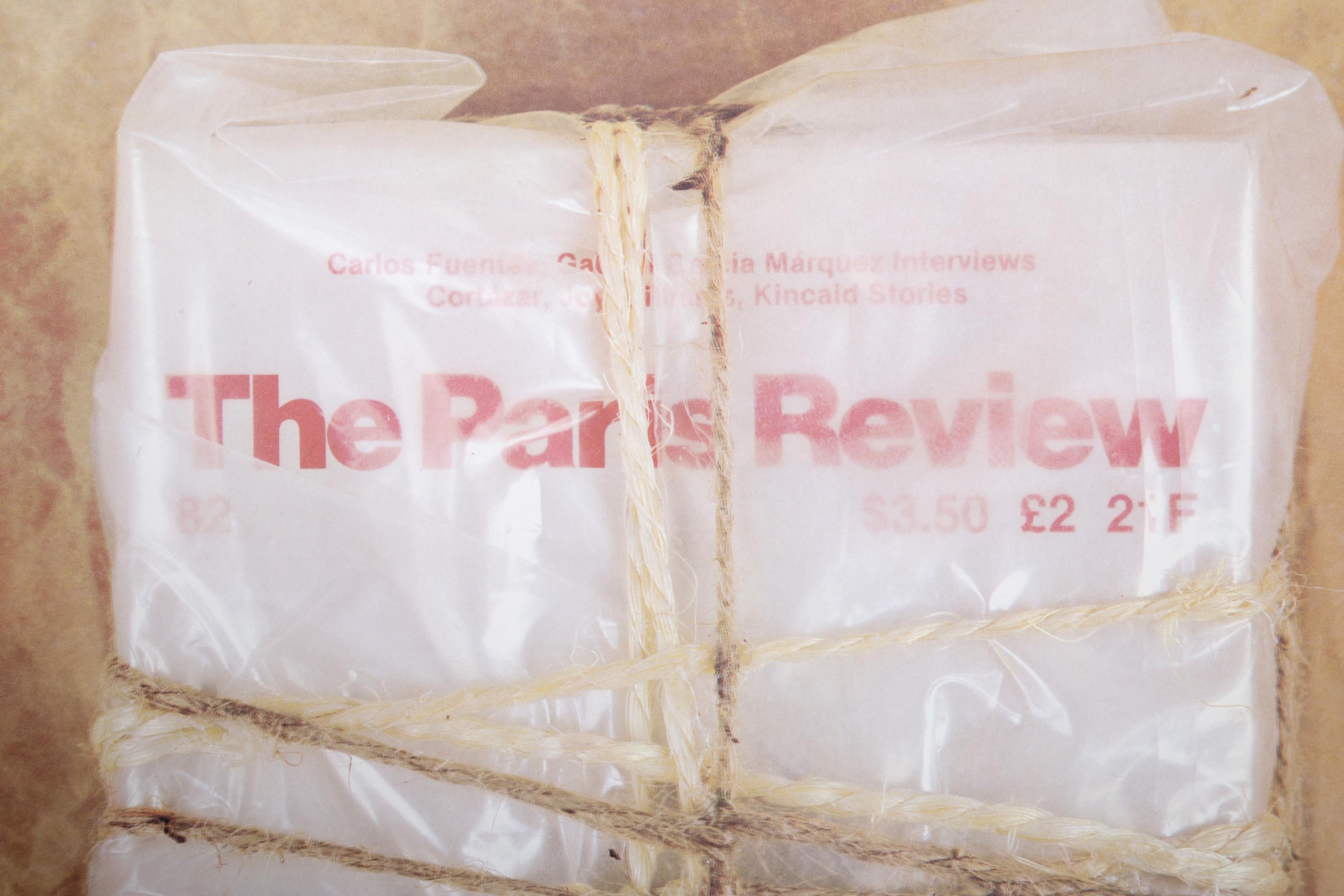 Wrapped Paris Review, Offset Lithograph by Christo and Jeanne-Claude For Sale 2