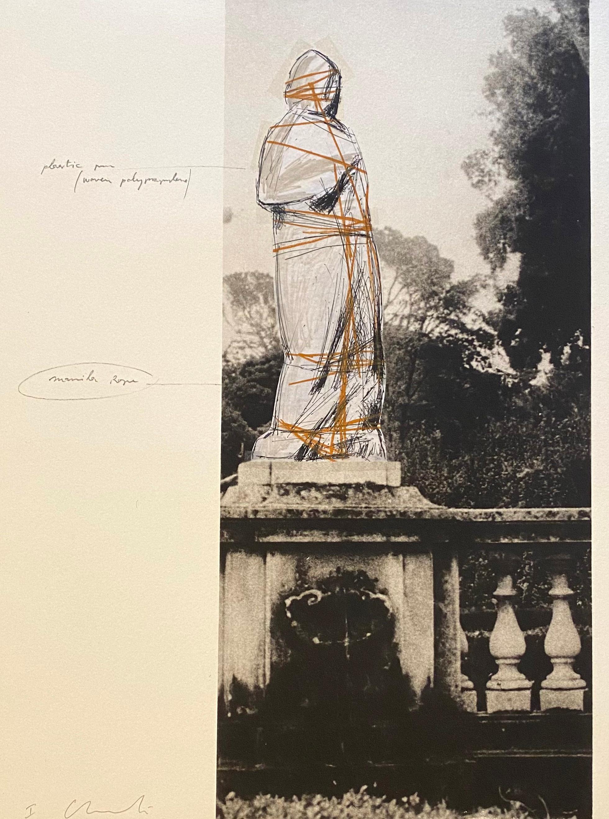 Wrapped Venus, Project for Villa Borghese, Rome - Print by Christo and Jeanne-Claude