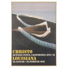 Christo and Jeanne-Claude: Running Fence California (Cartel de la exposición)