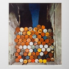 Christo and Jeanne-Claude Signed Photograph, France, 1960