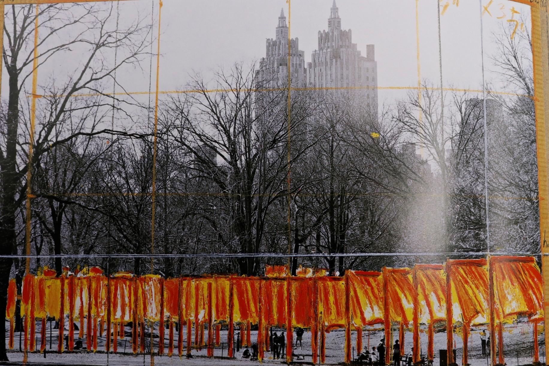 Christo & Jeanne-Claude, on the Way to the Gates, Central Park, New York City For Sale 1