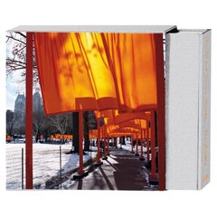 Christo & Jeanne-Claude. The Gates. Limited signed book & original fabric square