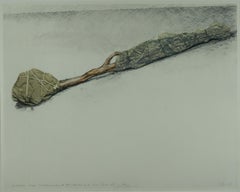 Christo & Jeanne-Claude, Umwickelter Baum „Project“, 1970, FarbSerigraphie, gerahmt